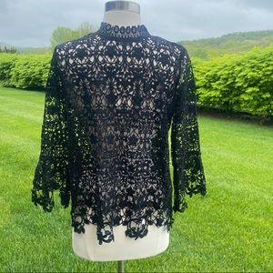 Bold Elements Black Lace Blouse